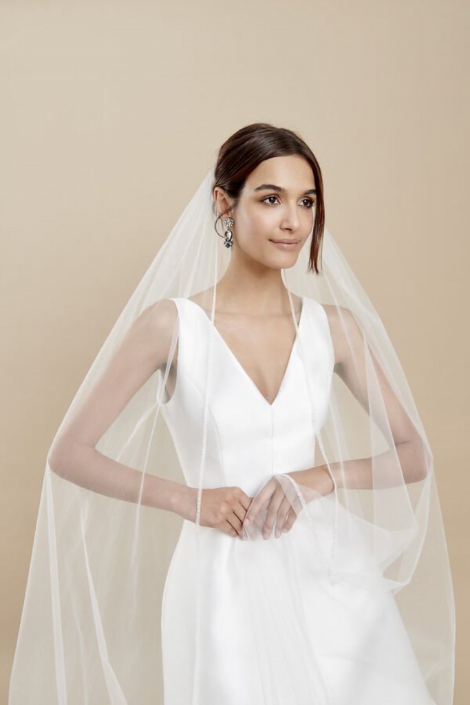 Sposa con velo da sposa
