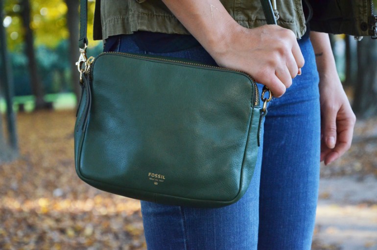 borsa fossil verde bag green 