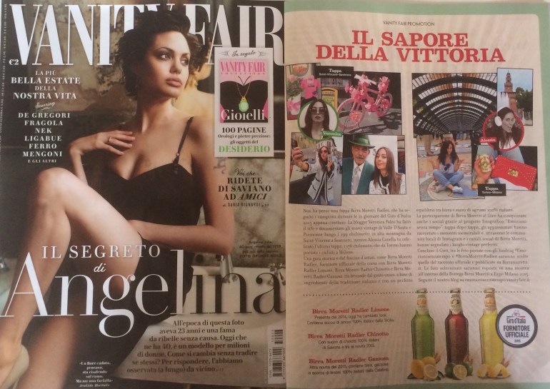 rassegna stampa vanity fair cartaceo angelina