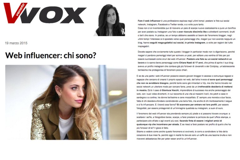 rassegna stampa vvox 19 marzo 15