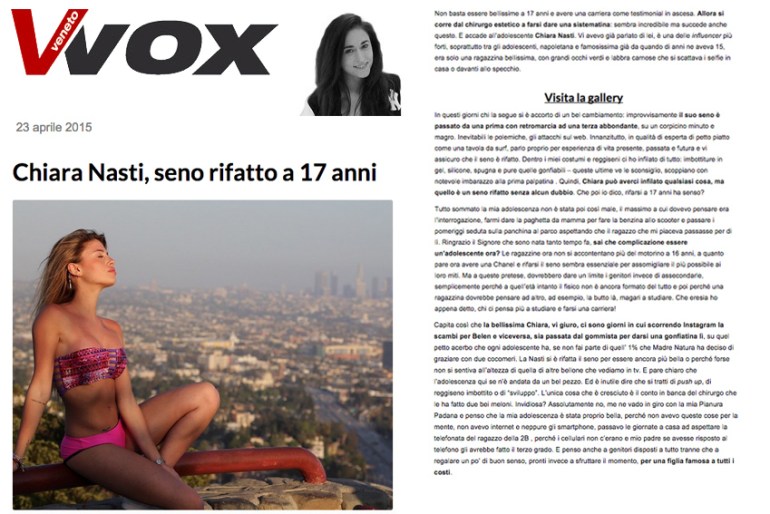 rassegna stampa vvox 23 aprile 15