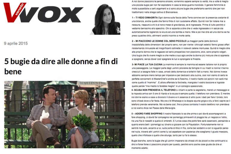 rassegna stampa vvox 9 aprile 15