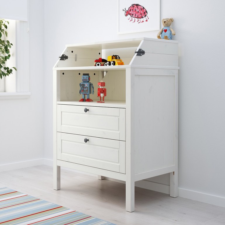 Cassettiera fasciatoio per cameretta bambino